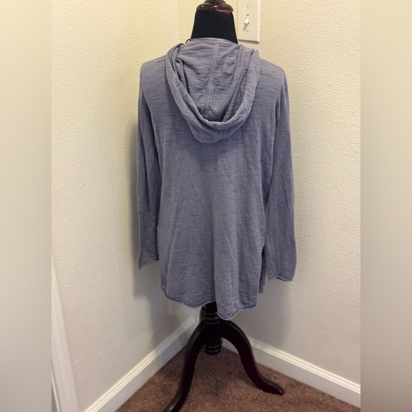 2 FOR $25 Core Life Blue Purple 100% Cotton Open Front Cardigan Sweater Size XS - Picture 4 of 8